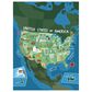 Timberlake Hastings Home Twin XL 50 States Map Comforter Set, , large
