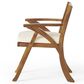 Hearth and Haven Hermosa 7-Piece Outdoor Dining Set with Cream Cushion in Teak, , large