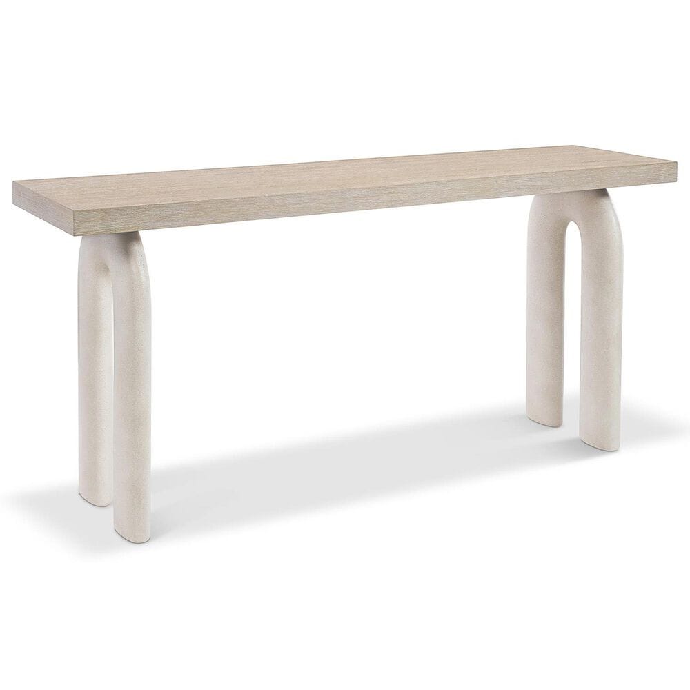 Bernhardt Antibes 68" Console Table in Roz and Pumice, , large