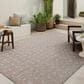 Amber Lewis x Loloi Topanga 7"10" x 10" Natural and Bone Indoor/Outdoor Area Rug, , large