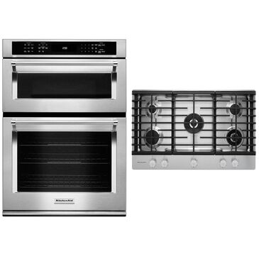 KitchenAid 2-Piece Kitchen Bundle with Gas Cooktop, , large