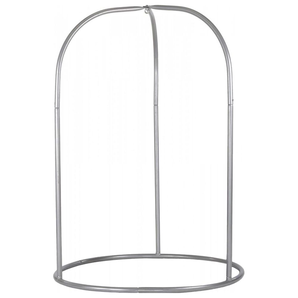 La Siesta Romano Steel Stand for Basic or Lounger Hammock Chairs in Silver, , large