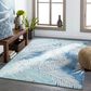 Surya Bodrum BDM-2324 5"3" x 7"3" Blue, Aqua, Taupe and Beige Area Rug, , large
