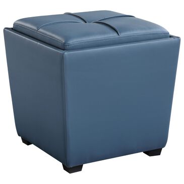 OSP Home Rockford Storage Ottoman in Slate Blue, , large