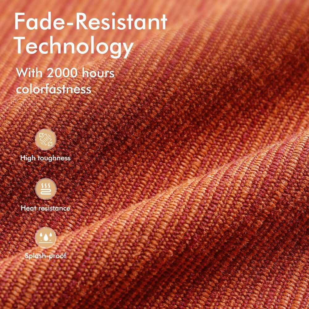 HOMLUX 6-Piece Patio Conversation Set in Orange, , large