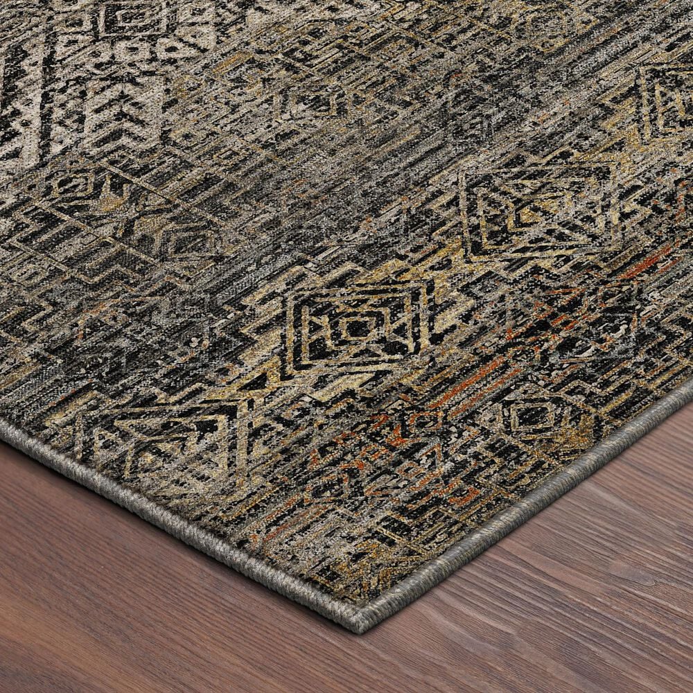 Dalyn Rug Company Vico Black 2'3" x 7'6" Runner, , large