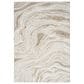 Nourison Glitz GLZ22 Grey and Gold 5"3" x 7"3" Area Rug, , large