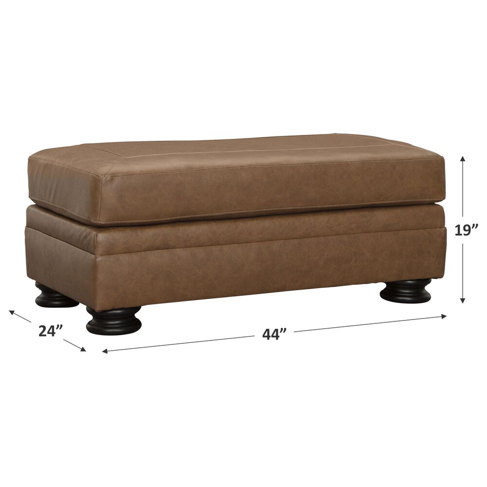 Ashley Carianna Ottoman in Caramel, , large