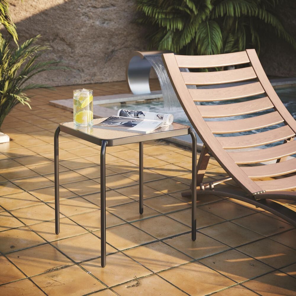 Redline Creation Inc. Side Table in Black, , large