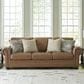 Ashley Carianna Stationary Sofa in Caramel, , large