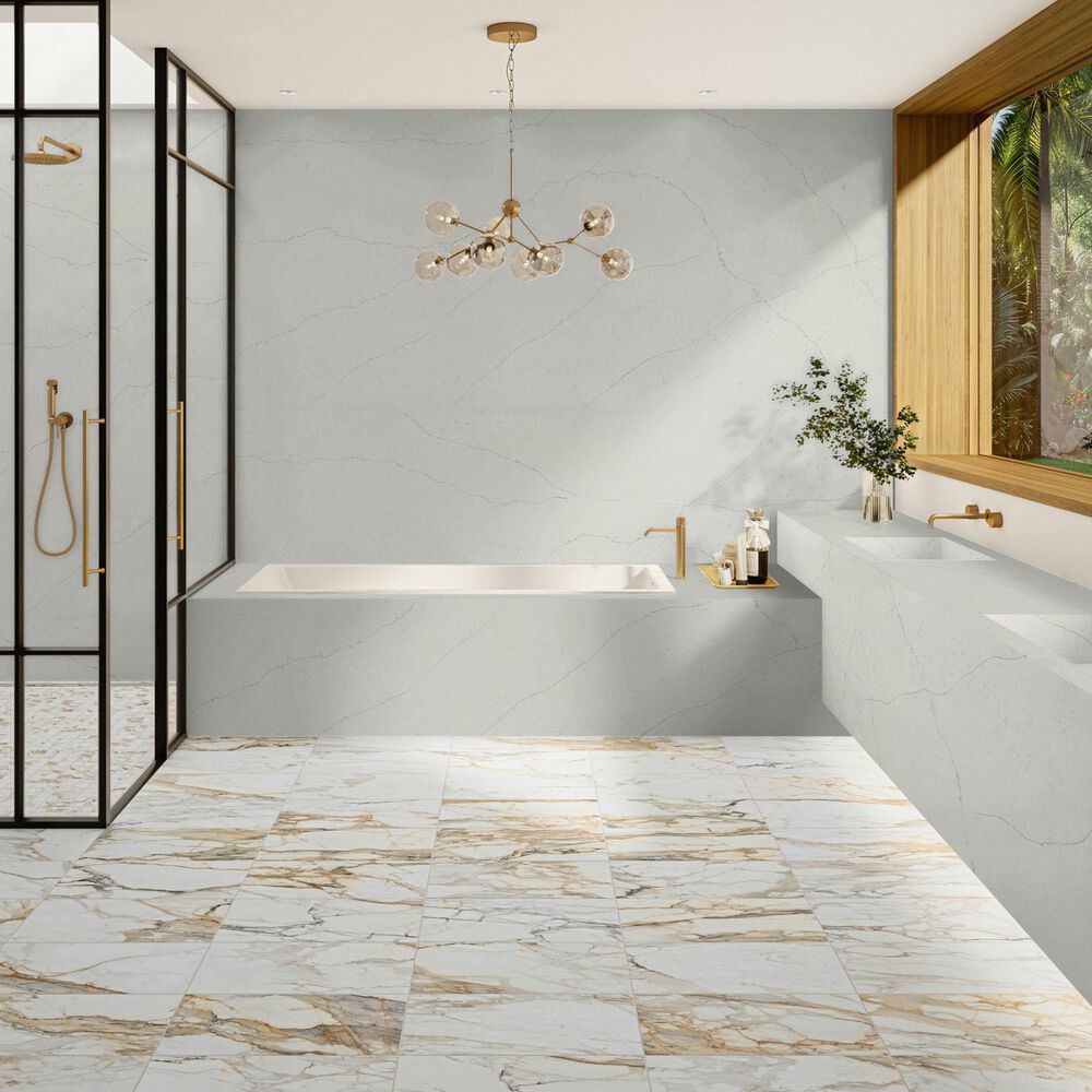NFM Custom Countertops Valor White Lava 3cm Quartz Countertop, , large