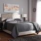 Baxton Studio Vivienne King Upholstered Bed in Light Beige, , large