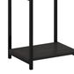 HOMLUX 3-Tier End Table with Open Shelf Storage Display in Espresso, , large