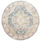 Surya Chicago CHG2309 7"10" Round Blue, Light Beige, Mustard, Slate, Burnt Orange, Light Grey Area Rug, , large