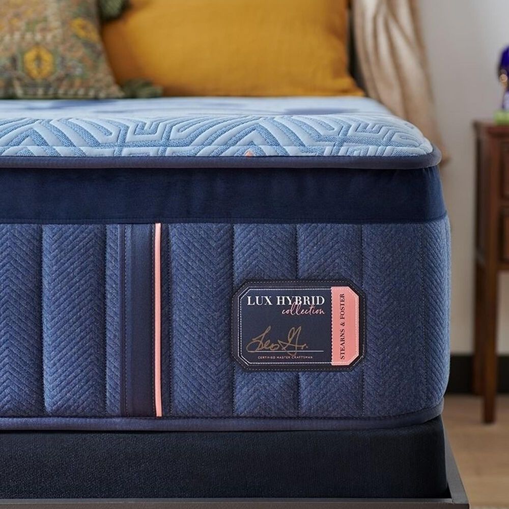 Stearns &amp; Foster Lux Estate Elite Firm Hybrid Twin XL Mattress with Low Profile Box Spring, , large