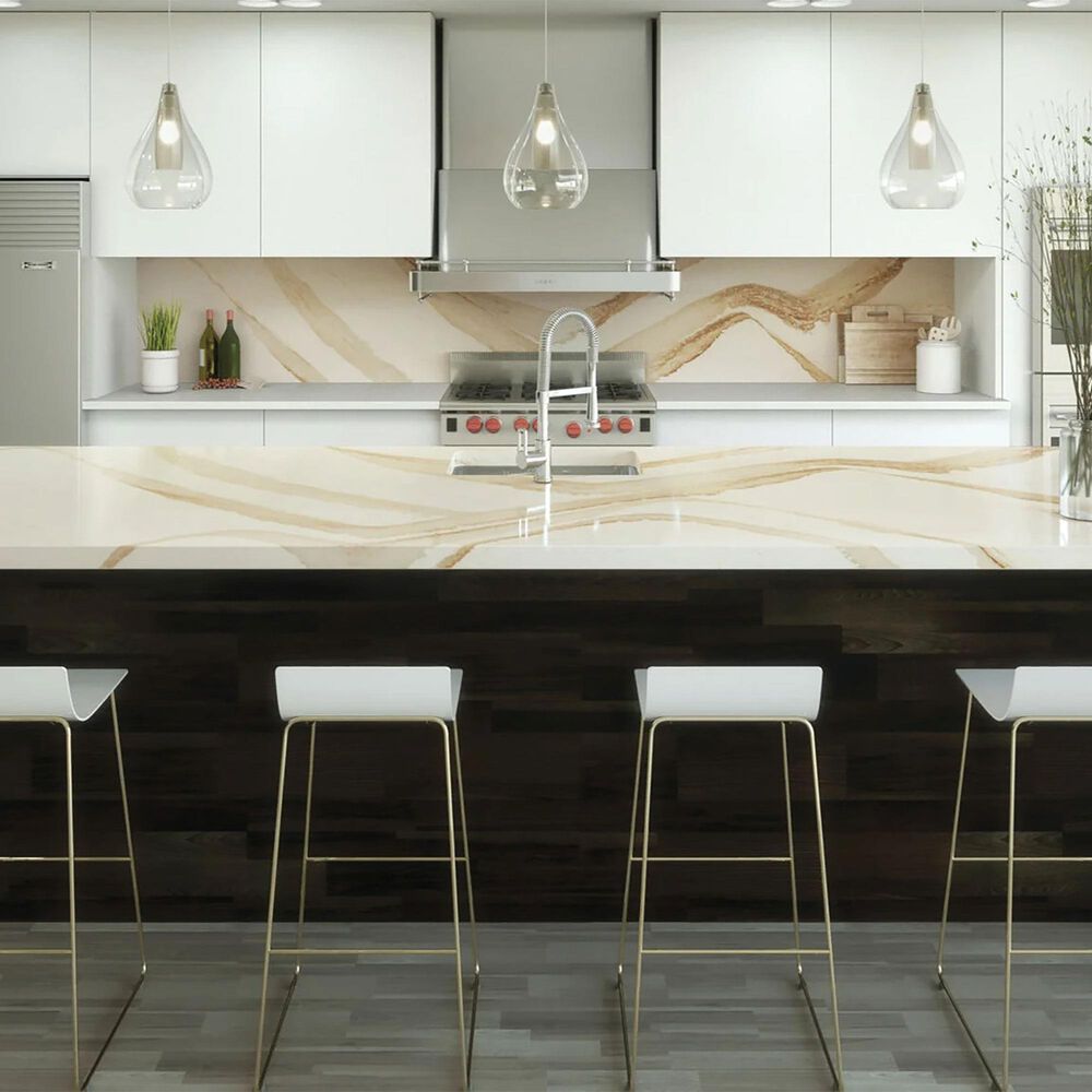 Cambria Luxury Brittanicca Gold Warm 3cm Quartz Countertop, , large