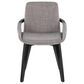 LumiSource Cosmo Accent Chair with Fabric Cushion in Grey, , large