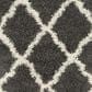Safavieh Dallas Shag SGD257A-4 4" x 6" Dark Grey/Ivory Area Rug, , large