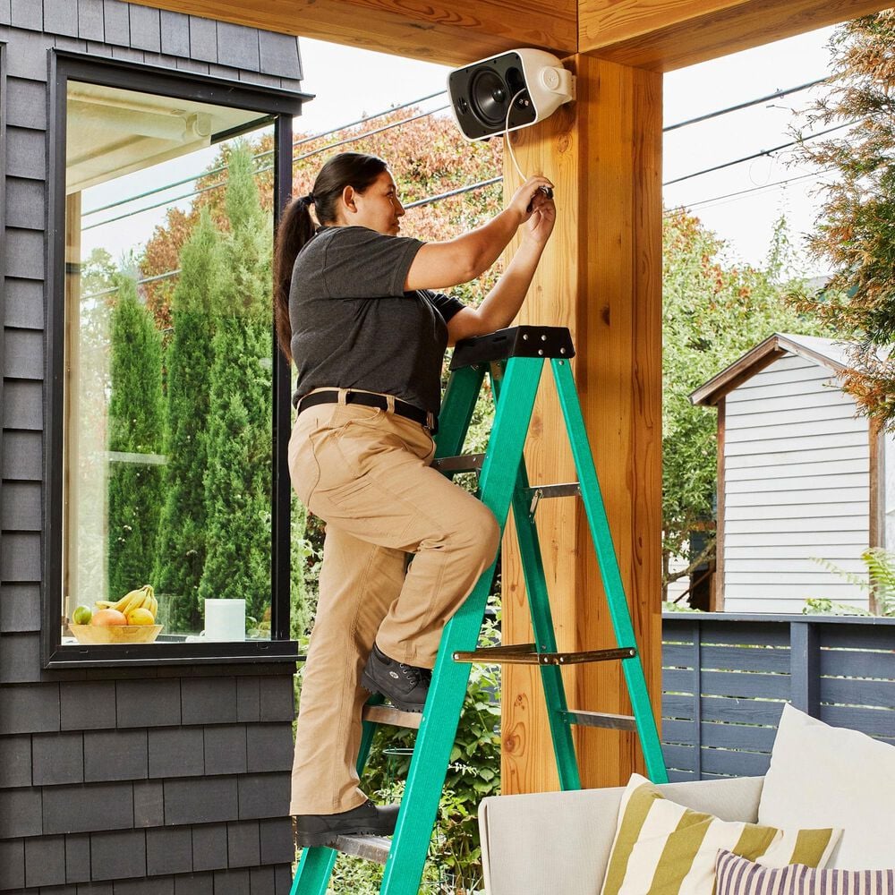Sonos Outdoor Speaker Pair with Amplifier in White and Black, , large
