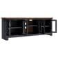Ashley Wildenauer 76" Extra Large TV Stand with Fireplace Option in Brown and Black, , large