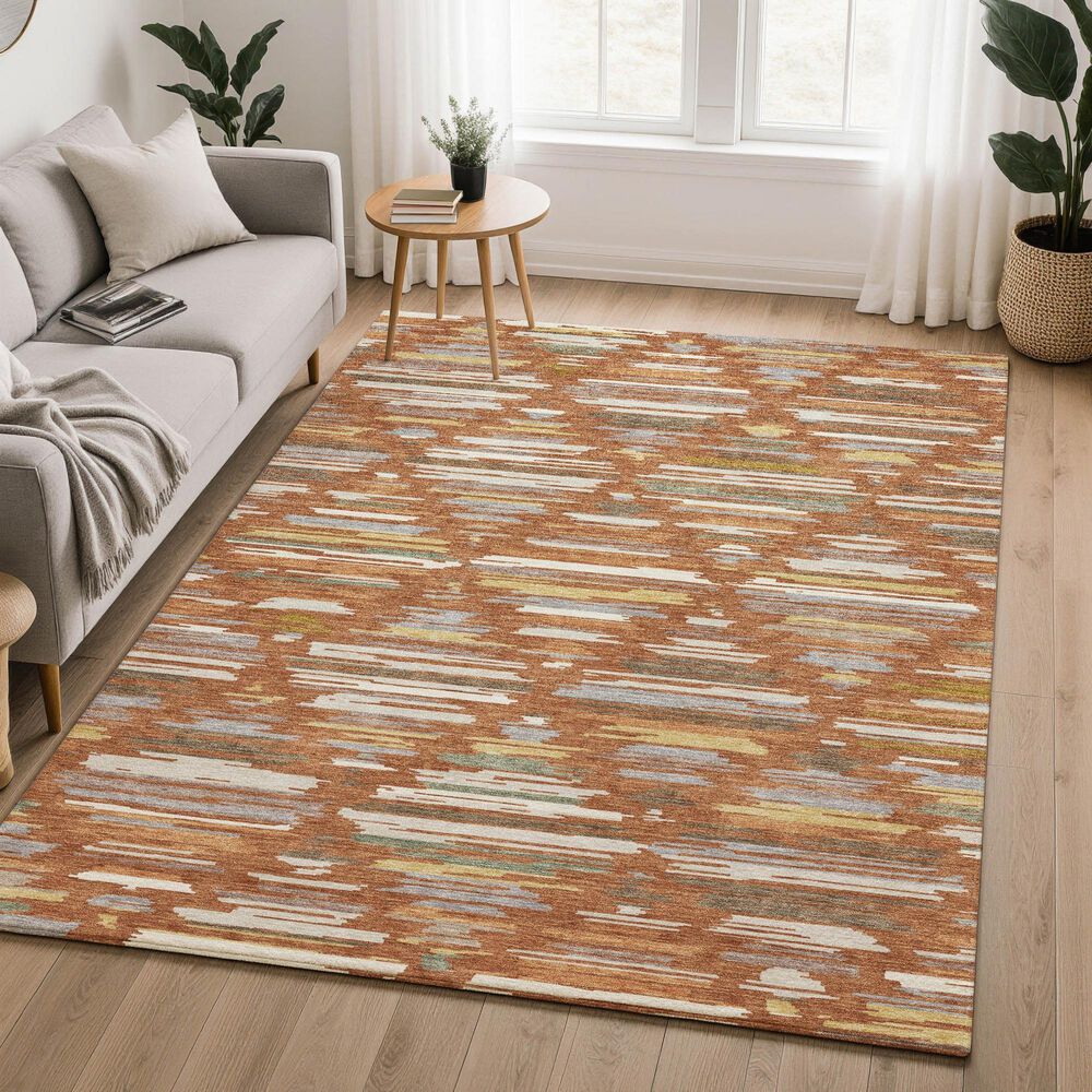 Dalyn Rug Company Kenner KN2 Paprika 3' x 5' Area Rug, , large