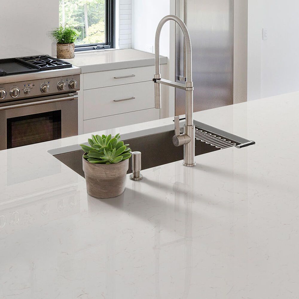 NFM Custom Countertops Carrara Miksa 3cm Quartz Countertop, , large
