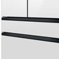 Samsung Bespoke 29 Cu. Ft. French Door Refrigerator with White Glass Family Hub Panel Included - Additional Panels Sold Separately, , large