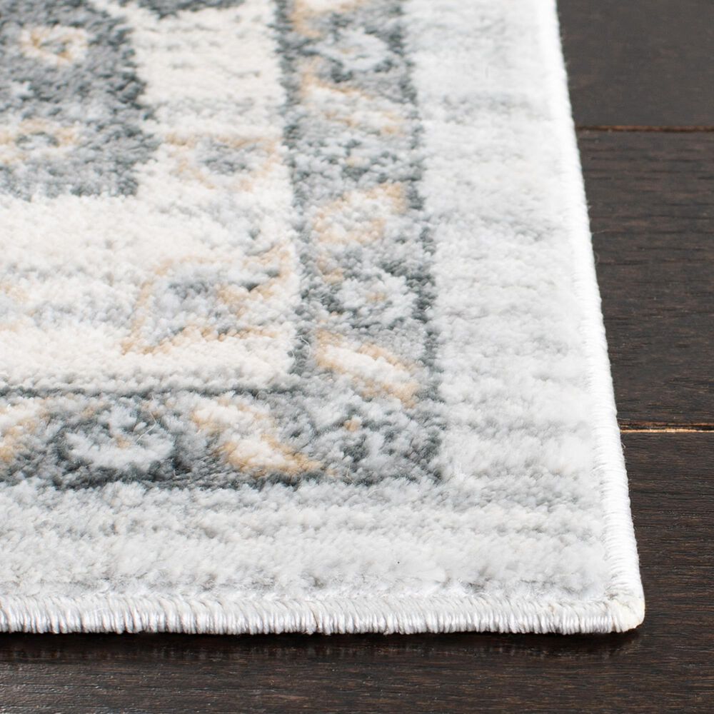 Safavieh Isabella 2&#39;2&quot; x 7&#39; Light Gray and Cream Runner, , large