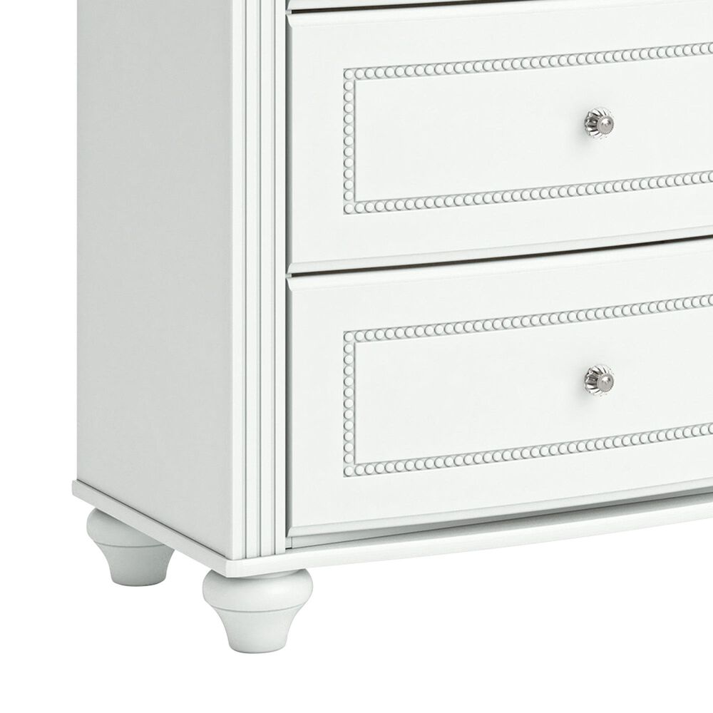 Ashley Kozlani 6-Drawer Dresser and Mirror in White, , large