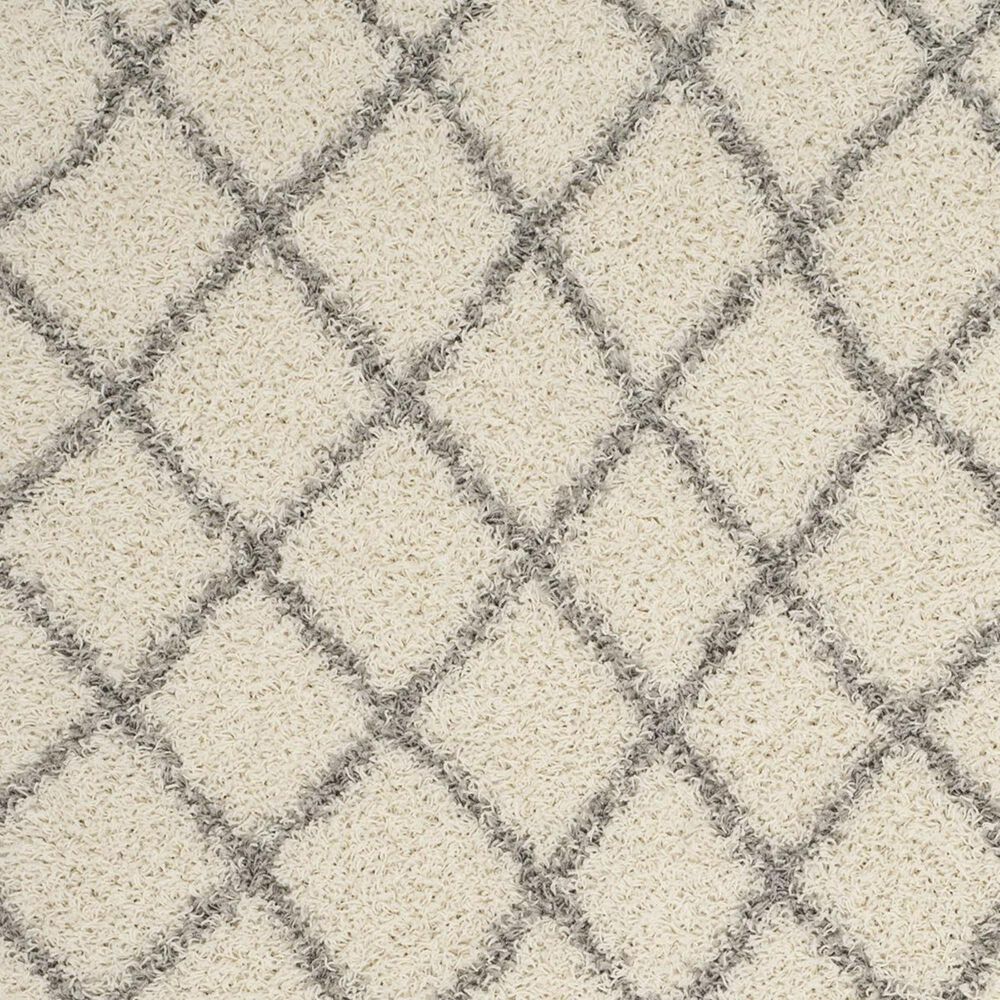 Safavieh Dallas Shag SGD258F-3 3&#39; x 5&#39; Ivory/Grey Area Rug, , large