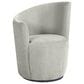 Coaster Nueva Swivel Chair in Dove Grey, , large