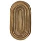 Capel Gramercy 0070-100 11"4" x 14"4" Oval Gold Area Rug, , large