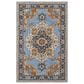 Momeni Ibiza IBI-01 6" x 9" Blue Area Rug, , large