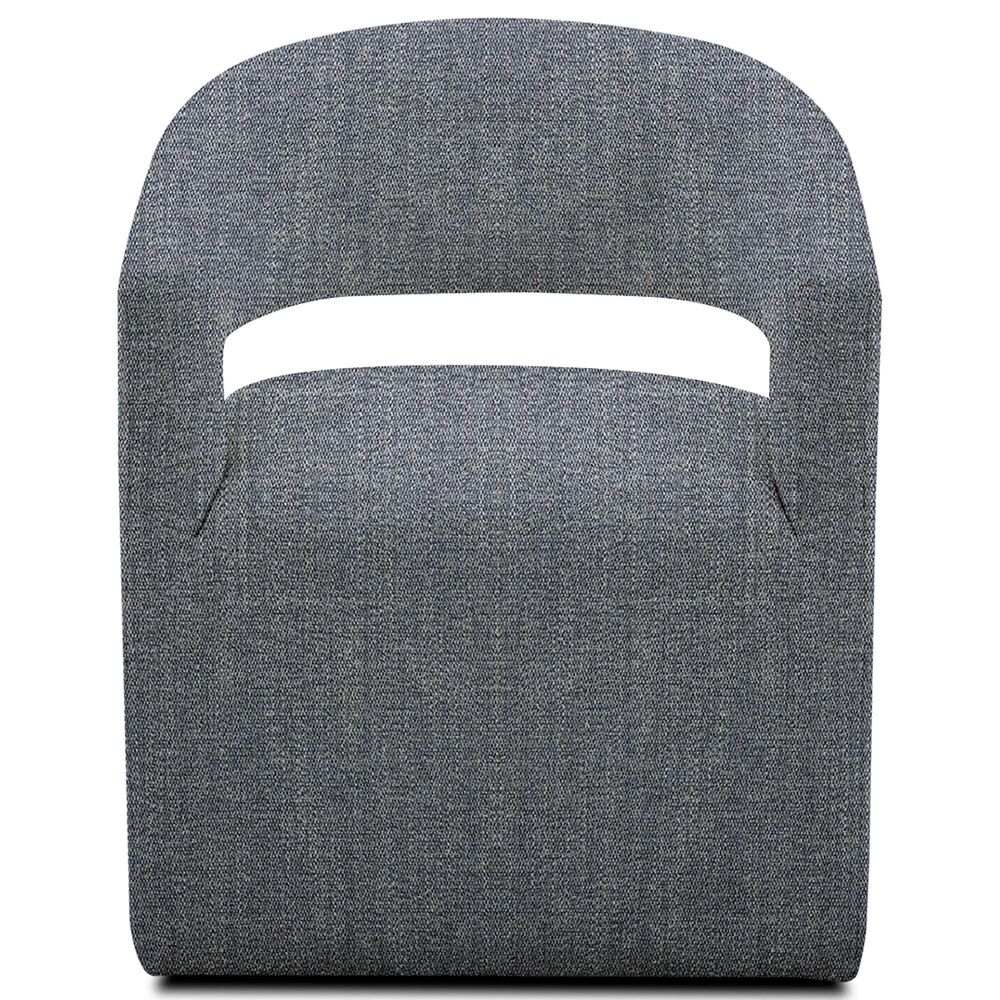 Interlochen Contemporary Parsons Dining Chair in Brent Denim Upholstery, , large
