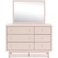 Ashley Wistenpine Dresser and Mirror, , large