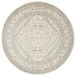 Safavieh Adirondack ADR108B-10R 10" x 10"  Ivory/Silver Round Rug, , large