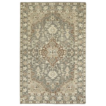 Kaleen Rugs Herrera 8" x 10" Grey, Light Brown, Ivory and Sand Area Rug, , large