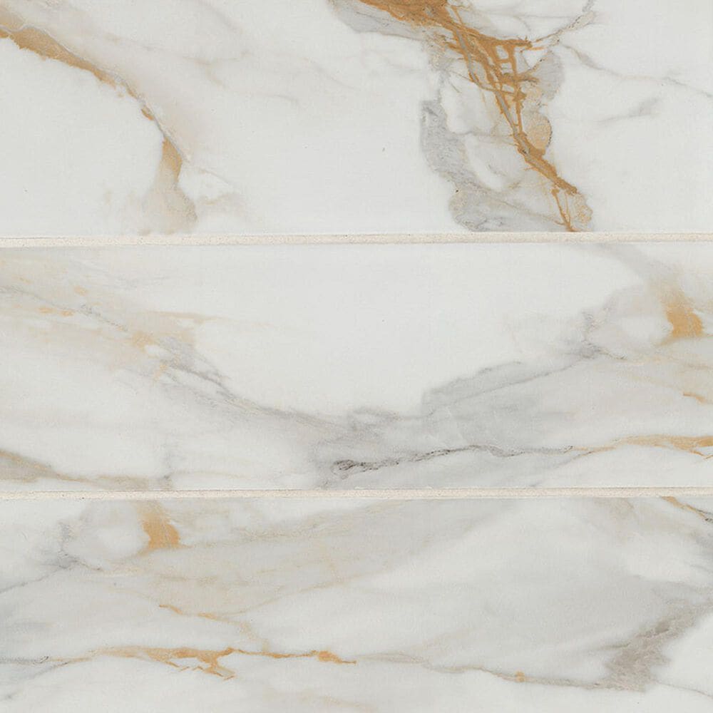 MS International Calacatta Gold 4" x 12" Porcelain Tile, , large