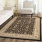 Safavieh Lyndhurst LNH316 4" x 6" Black and Ivory Area Rug, , large