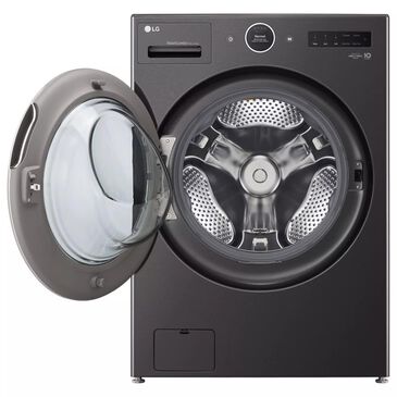 LG 5.0 Cu. Ft. Front Load Smart WashCombo All-in-One Washer/Dryer in Black Steel, , large