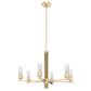 Hunter Gatz 6-Light Chandelier in Alturas Gold, , large