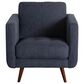 Apricot Liverpool Arm Chair in Denim, , large