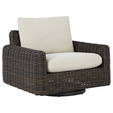 Ashley Kimora Swivel Glider Lounge Chair in Beige, , large