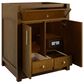 James Martin Bellshire 30" Single Bathroom Vanity Cabinet in Honey Oak, , large