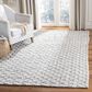Safavieh Natura NAT404G 8" x 10" Silver and Ivory Area Rug, , large