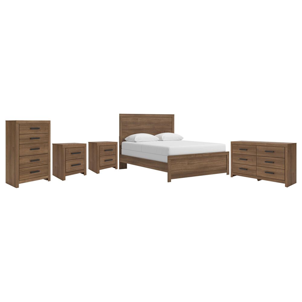 Ashley Broachmyn Queen Bed with Dresser, Chest, and Two Nightstands with Warm Auburn, , large