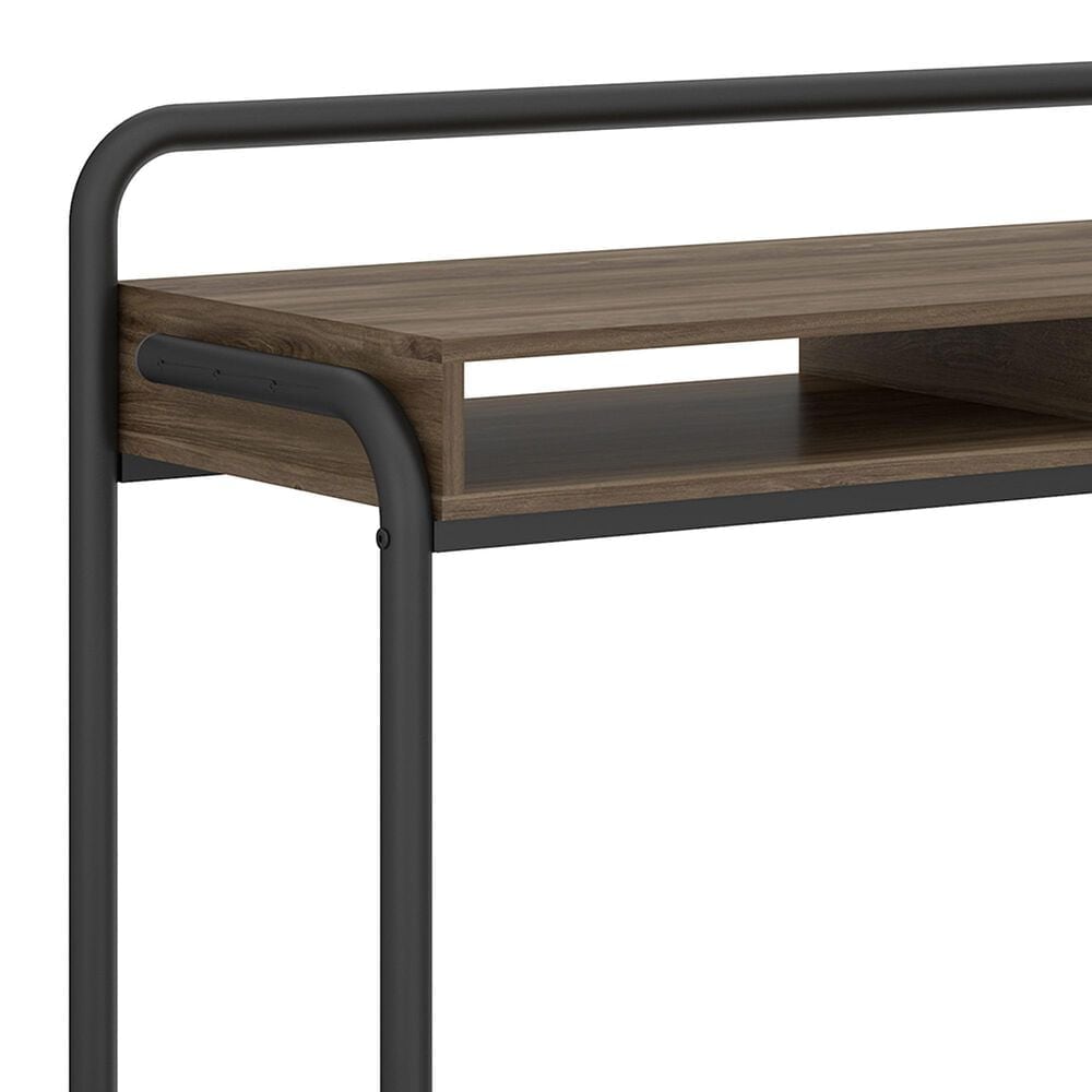 Rta Products Llc Allure Modern Classic Writing Desk in Walnut and Black, , large