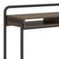 Rta Products Llc Allure Modern Classic Writing Desk in Walnut and Black, , large