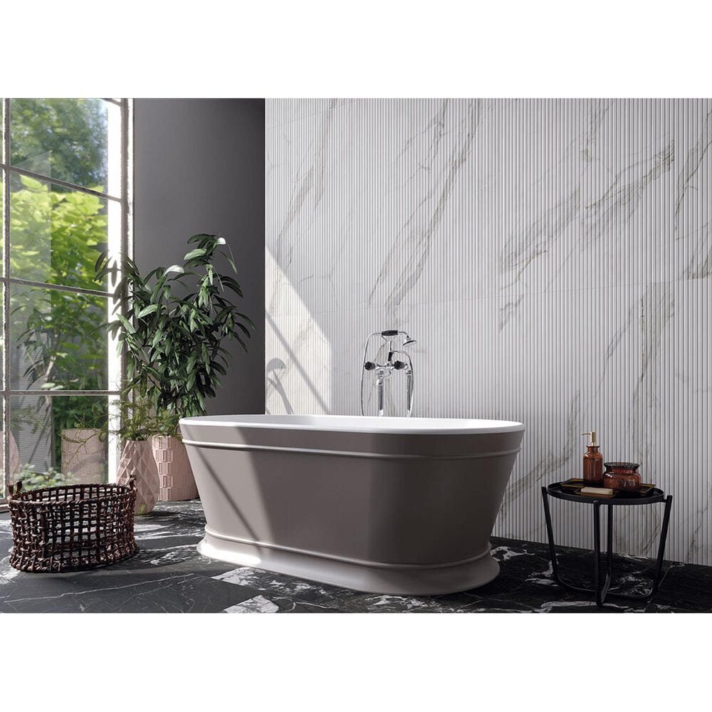 MS International Urbanslat Marmi Grey 16&quot; x 48&quot; Ceramic Tile, , large