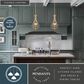 Vaxcel Monrovia 3-Light Pendant in Muted Brass, , large